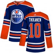 Camiseta Hockey Edmonton Oilers Esa Tikkanen Alterno Autentico Azul