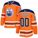 Camiseta Hockey Edmonton Oilers Personalizada Primera Naranja