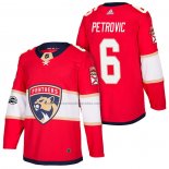 Camiseta Hockey Florida Panthers Alex Petrovic Autentico Primera 2018 Rojo