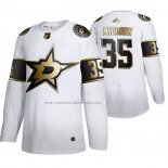 Camiseta Hockey Golden Edition Dallas Stars Anton Khudobin Limited Blanco