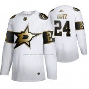 Camiseta Hockey Golden Edition Dallas Stars Roope Hintz Limited Blanco