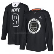 Camiseta Hockey Los Angeles Kings Adrian Kempe New Season Practice Negro