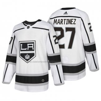 Camiseta Hockey Los Angeles Kings Alec Martinez Autentico Segunda 2018 Blanco