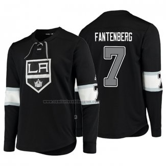 Camiseta Hockey Los Angeles Kings Oscar Fantenberg Platinum Negro