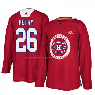 Camiseta Hockey Montreal Canadiens Jeff Petry New Season Practice Rojo