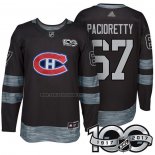 Camiseta Hockey Montreal Canadiens Max Pacioretty 1917-2017 100th Aniversario Negro