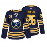 Camiseta Hockey Mujer Buffalo Sabres Matt Moulson Autentico Jugador Azul