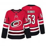 Camiseta Hockey Mujer Carolina Hurricanes Jeff Skinner Autentico Jugador Rojo