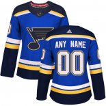 Camiseta Hockey Mujer St. Louis Blues Personalizada Primera Azul