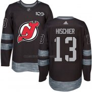 Camiseta Hockey New Jersey Devils Hischer Negro