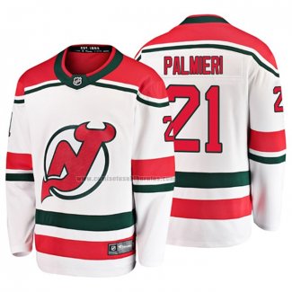 Camiseta Hockey New Jersey Devils Kyle Palmieri Alterno Breakaway Blanco