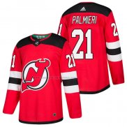 Camiseta Hockey New Jersey Devils Kyle Palmieri Autentico Primera 2018 Rojo