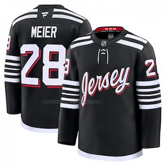 Camiseta Hockey New Jersey Devils Timo Meier Alterno Negro