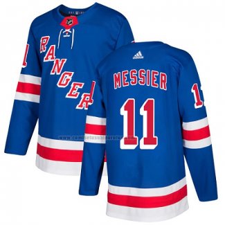 Camiseta Hockey New York Rangers Mark Messier Primera Autentico Azul