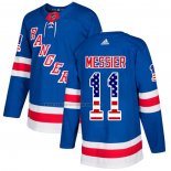 Camiseta Hockey New York Rangers Messier Azul