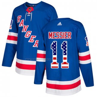 Camiseta Hockey New York Rangers Messier Azul