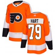 Camiseta Hockey Philadelphia Flyers Carter Hart Primera Autentico Naranja