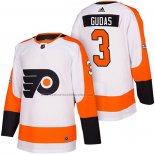 Camiseta Hockey Philadelphia Flyers Radko Gudas Autentico Segunda 2018 Blanco