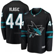 Camiseta Hockey San Jose Sharks Marc-Edouard Vlasic Premier Breakaway Autentico Negro