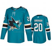 Camiseta Hockey San Jose Sharks Marcus Sorensen Primera Verde