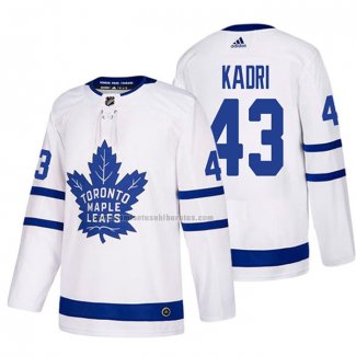 Camiseta Hockey Toronto Maple Leafs Nazem Kadri Segunda 2017-2018 Blanco