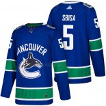 Camiseta Hockey Vancouver Canucks Luca Sbisa 2018 Premier Azul