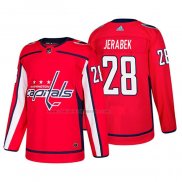 Camiseta Hockey Washington Capitals Jakub Jerabek Primera Autentico Jugador Rojo