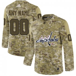 Camiseta Hockey Washington Capitals Personalizada 2019 Camuflaje