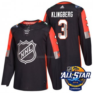 Camiseta Hockey 2018 All Star Dallas Stars John Klingberg Autentico Negro