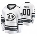 Camiseta Hockey 2019 All Star Anaheim Ducks Personalizada Blanco