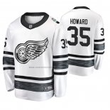 Camiseta Hockey 2019 All Star Detroit Red Wings Jimmy Howard Blanco