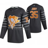 Camiseta Hockey 2020 All Star Pittsburgh Penguins Tristan Jarry Autentico Gris