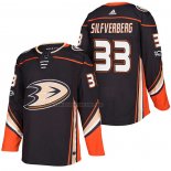 Camiseta Hockey Anaheim Ducks Jakob Silfverberg Primera Autentico 2018 Negro