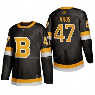 Camiseta Hockey Boston Bruins Torey Krug Alterno 2019-20 Negro