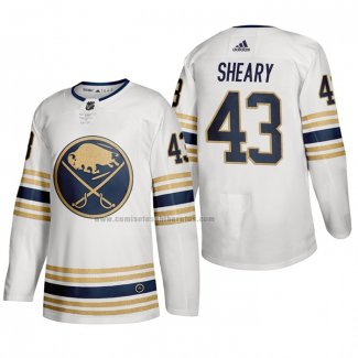 Camiseta Hockey Buffalo Sabres Conor Sheary Tercera Blanco