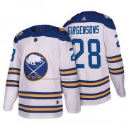 Camiseta Hockey Buffalo Sabres Zemgus Girgensons Autentico 2018 Winter Classic Blanco