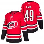 Camiseta Hockey Carolina Hurricanes Victor Rask Primera Autentico 2018 Rojo