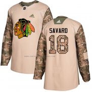 Camiseta Hockey Chicago Blackhawks Denis Savard Autentico 2017 Veterans Day Camuflaje