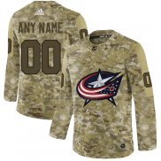 Camiseta Hockey Columbus Blue Jackets Personalizada 2019 Camuflaje