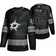 Camiseta Hockey Dallas Stars Roman Polak Breakaway Negro