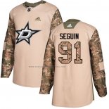 Camiseta Hockey Dallas Stars Tyler Seguin Autentico 2017 Veterans Day Camuflaje