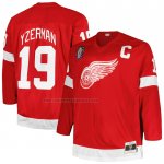 Camiseta Hockey Detroit Red Wings Steve Yzerman Mitchell & Ness Big & Tall Captain Patch Blue Line Rojo Camiseta Hockey Detroit Red Wings Steve Yzerman Mitchell & Ness Big & Tall Captain Patch Blue Line Rojo