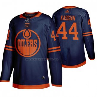 Camiseta Hockey Edmonton Oilers Zack Kassian Alterno Autentico Azul