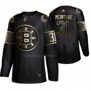 Camiseta Hockey Golden Edition Boston Bruins Zane Mcintyre Autentico Negro