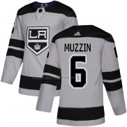 Camiseta Hockey Los Angeles Kings Jake Muzzin Alterno Autentico Gris