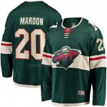 Camiseta Hockey Minnesota Wild Pat Maroon Primera Breakaway Verde