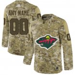 Camiseta Hockey Minnesota Wild Personalizada 2019 Camuflaje