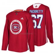 Camiseta Hockey Montreal Canadiens Max Pacioretty New Season Practice Rojo