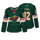 Camiseta Hockey Mujer Minnesota Wild Eric Staal Autentico Jugador Verde