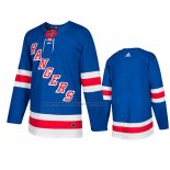 Camiseta Hockey New York Rangers Primera Autentico Blank Azul